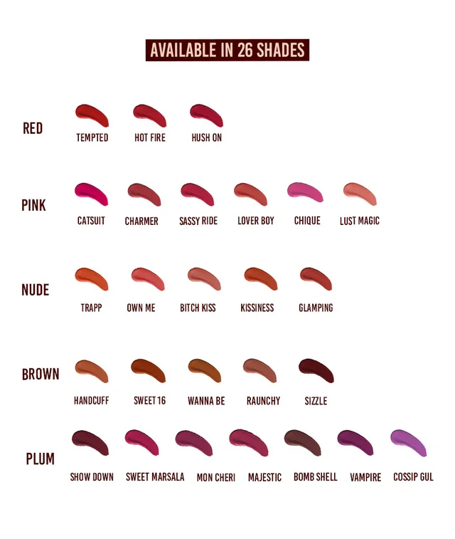 Colorbar PowerKiss Vegan Matte Lipcolor - Image 87