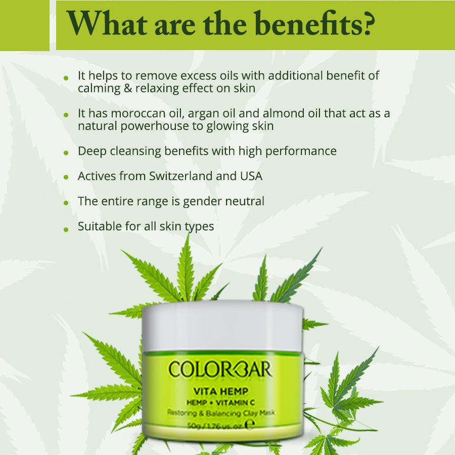 Colorbar Vita Hemp Restoring & Balancing Clay Mask - Image 11